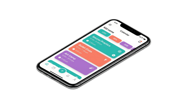 SchoolSync app on phone